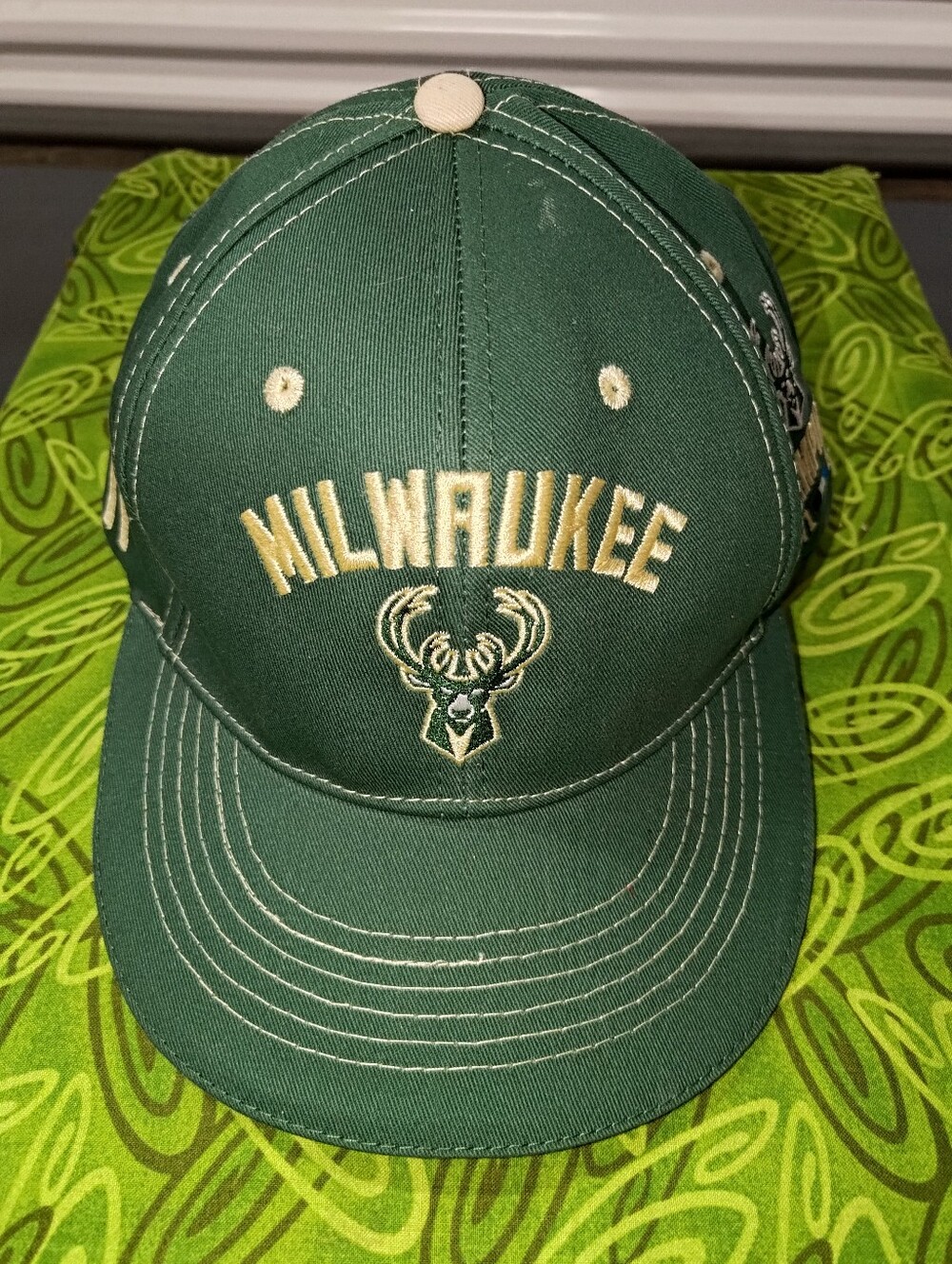2021 NBA Champions Milwaukee Bucks Embroidered Snapback Cap Hat